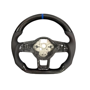 <span class=keywords><strong>Volant</strong></span> Sport Modifié sur Mesure en Cuir et Fibre de Carbone pour Volkswagen <span class=keywords><strong>Golf</strong></span>, Mise à Niveau pour 6 <span class=keywords><strong>7</strong></span> MK4 MK5 MK6 MK7 MK8 GTI R-Line - Product Image 1