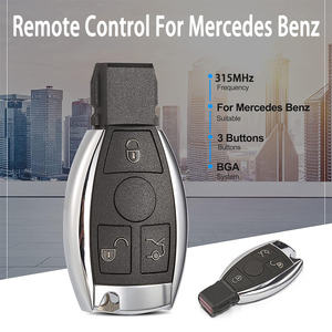 Mercedes-ben-z E S g CLK SLK ml Class 2000 + thông minh xe từ xa chìa khóa Fob 315 hmz Uncut lưỡi 3-nút có thể gập lại BGA cơ thể sửa chữa - Product Image 4