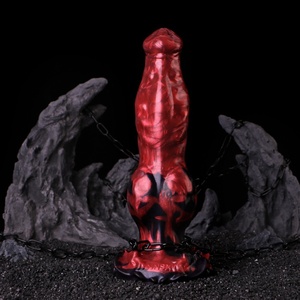 NNSX Dog Kont <b>Dildo</b>,Realistic Animal Wolf <b>Dildo</b> Powerful Suction Cup 7.48 in Insertable Silicone Sex Toy for Men Women Wholesale - Product Image 6