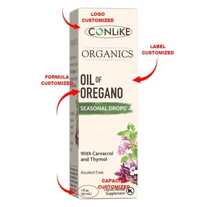 น้ำมันออร์แกนิกจากออริกาโนป่าแบบหยด 30 มล. พร้อมคาร์วาครอล 60% และไทโมล 2% น้ำมันออริกาโนเหลวบรรจุภัณฑ์แบบ OEM - Product Image 3
