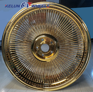 ล้อแม็กซ์แบบกำหนดเอง 5x114.3 สีทอง ล้อซี่ลวด ล้อซี่ลวด KELUN - Product Image 3