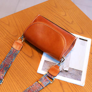 AndoBag Shoulder Crossbody <b>Bag</b> for Women Genuine Cow <b>Leather</b> Soft Purse Vintage Casual <b>Small</b> Square <b>Bag</b> Two Straps 3006 - Product Image 4