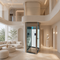 Fabricant d'ascenseurs résidentiels de petite taille à 3 étages, fournisseur d'ascenseurs domestiques personnalisés pour projets de villas