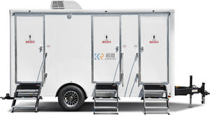 Toilettes mobiles de luxe pour extérieur, portables, à nettoyage automatique, toilettes publiques à compostage, salle de bain écologique avec douche - Product Image 2