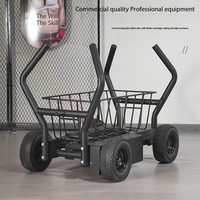 Fabrikpreis Metall 8-Stufen Verstellbarer Trainings-Tank-Schlitten mit Drehmomentwiderstand Push & Pull Übung Langlebige Korb-Räder
