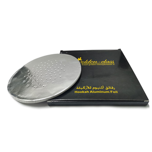 Custom Logo 100 Pcs Hookah Shisha Aluminum Foil Sheets Pre-cut Round Metal Foil for Shisha <b>Bowl</b> Accessories Bulk Order - Product Image 3