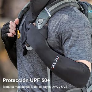 Mangas Protectoras para Ciclismo de Verano, Transpirables, de Poliéster, Anti-UV, Mangas de Hielo Deportivas, Protección Solar, Unisex - Product Image 4