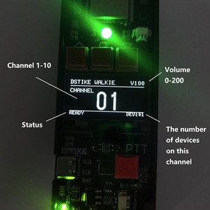 Walkie-Talkie DSTIKE ESP32 de Código Abierto con ESP-NOW, Walkie-Talkie Digital para Creadores X21 - Product Image 5