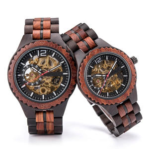 Nuovo Popolare Orologio Automatico di Lusso in Legno da Uomo e Orologio Meccanico da <span class=keywords><strong>Donna</strong></span> - Product Image 2