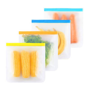 Reusable Leakproof Freezer BPA Free PEVA Food Storage Bag