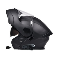 Casque de moto ouvert certifié DOT avec Bluetooth, double visière, coque ABS, toutes saisons, vente en gros