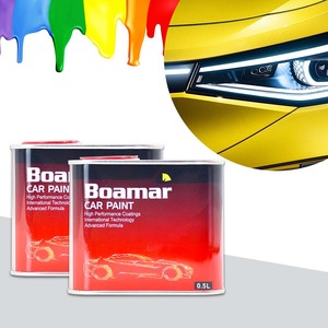 Boamar Car <b>Clear</b> Coat Paint High <b>Gloss</b> High Hardness 2K Automotive Coat Scratch Resistant UV Protection Professional - Product Image 3