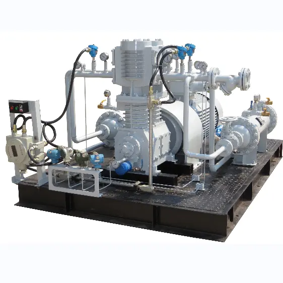 Hochdruck-Ölfreier Kolben-Booster energiesparend 250 Bar Stickstoff-Injektionskompressor
