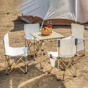 Chaise de camping pliable pour adulte en tissu Oxford 600D noir, très vendue, pour promotion - Product Image 5