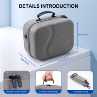 Étui de transport rigide pour Meta Quest 3 : Boîte de rangement durable et antichoc pour casque VR, manettes et tous les accessoires