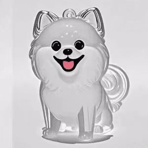 Figura Transparente de Cachorro, Adorno Conmemorativo para Mascotas, Recuerdo Colgante para Perros y Gatos - Product Image 6