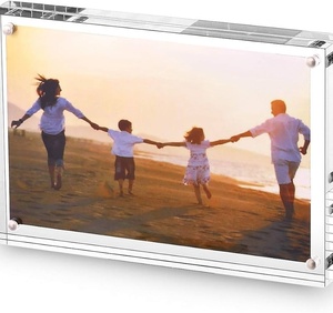 24x36 A5 Máy tính để bàn bằng gỗ <span class=keywords><strong>Acrylic</strong></span> tình yêu khung ảnh lớn <span class=keywords><strong>Acrylic</strong></span> <span class=keywords><strong>Cube</strong></span> hình trái tim nam châm khối khung ảnh <span class=keywords><strong>Acrylic</strong></span> Khung hộp - Product Image 5