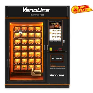 Otomatik Fast Food kahvaltı yemek yemek kabı sıcak gıda katar Vendlife otomat ofis için