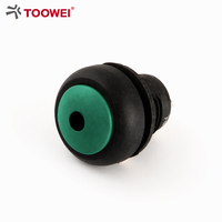 Interrupteur à bouton TOOWEI 12 mm, borne de soudage, autobloquant, éclairé, certifié CE RoHS, étanche IP67