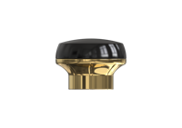 Capuchon de flacon de parfum ABS, diamètre intérieur 17,2 mm, fermeture à sertir, ouverture facile, couvercle cosmétique non rechargeable