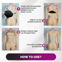 Plaques de compression post-opératoires en mousse pour liposuccion avec logo personnalisé, panneau de soutien pour amincissement du ventre et planche abdominale de compression post-chirurgie