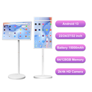 กล้องวงจรปิดในอาคารระบบสัมผัสไร้สาย Android Smart ขนาด 22 24 27 32 นิ้ว รองรับ SDK สำหรับแอนิเมชั่น แบตเตอรี่ใช้งานได้ยาวนาน - Product Image 1