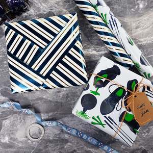 Papel de regalo metálico al por mayor de fábrica 43*300 cm rollo de papel de regalo - Product Image 5