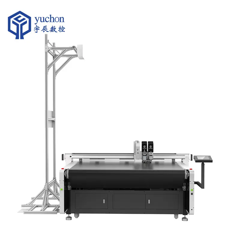 Máquina cortadora de cuchillo beso oscilante CNC automática cajas corrugadas cartulina pegatinas de papel PP fabricación de etiquetas Schneider