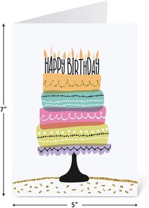 Nhà Sản Xuất In Gấp Hạnh Phúc Thiệp Chúc Mừng Sinh Nhật Thẻ Biểu Tượng Tùy Chỉnh Thiết Kế Lá Vàng Cảm Ơn Bạn Thẻ Giấy Sang Trọng Sinh Nhật Thẻ - Product Image 5