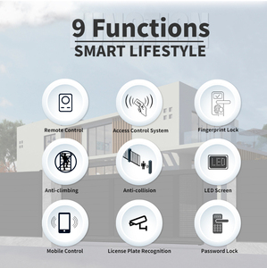 JHR Drive Way Motorisé Photocellule Coulissante Sécurité Tail Gate New Gate Designs Aluminium Électrique Bronze Cantilever Portes Coulissantes - Product Image 3