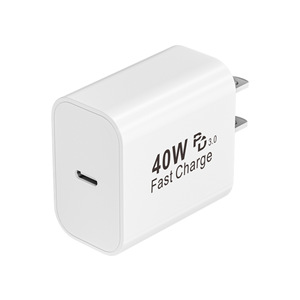 Cargador Apple de 40W con Nitruro de Galio (GaN) Estándar Estadounidense, Compatible con Carga Rápida Samsung, Cargador Apple 16, Fabricante Original - Product Image 1