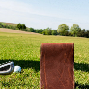 Porta Scorecard da <span class=keywords><strong>Golf</strong></span> in Pelle con Custodia per Penna, Astuccio Portatile in Vera Pelle per Libretto Punteggio, Regalo per Giocatori <span class=keywords><strong>di</strong></span> <span class=keywords><strong>Golf</strong></span> - Product Image 6