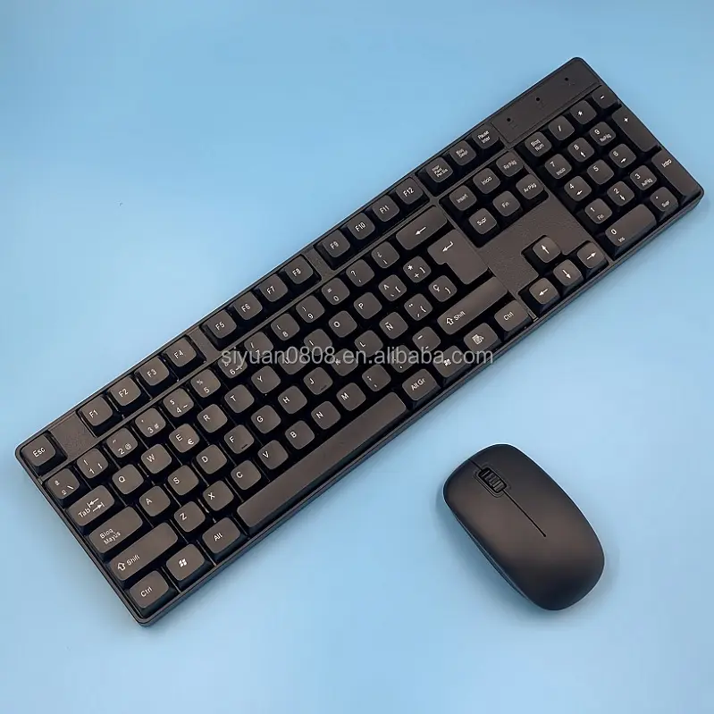 Computer Office Wireless Keyboard And Mouse Combo Custom Global Language 104 105 108 Key Layout Wireless Keyboard And Mouse Set