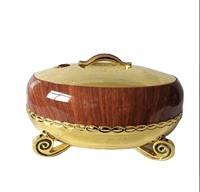 Juego de Calentadores de Comida Profesionales para Catering, 3 Piezas, 4L, 5L, 6L, Acero Inoxidable, Aislados, Estilo Árabe de Lujo, Venta al por Mayor, Plato para Buffet