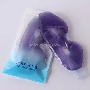 Maschera per gli occhi in Gel freddo personalizzata che dorme maschera per il viso fredda con Gel d'acqua liquido per dormire sollievo dalle occhiaie