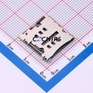 SMO-1517 SIM Card Connector SMD Connector Plug-In Type Micro SIM Card Card Holder With Card Detection - Product Image 1