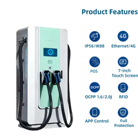 Chargeur rapide DC YIXINDIAN pour voitures électriques 60kW 120kW 240kW 320kW 360kW Énergie solaire CCS1/CCS2/CHAdeMO/GBT Double connecteur Antivol