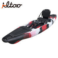 Kayak de pêche avec moteur électrique / Kayak à propulsion pédale pour la pêche