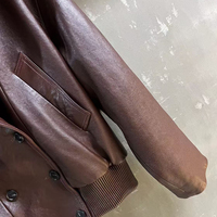 Veste en cuir véritable pour femme, style bomber, en peau de mouton, entièrement noire, avec fermeture éclair, douce, de luxe, tendance, pour l'automne, vente en gros personnalisée