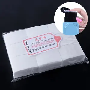 450 Miếng Lót Tẩy Sơn Móng Tay Dạng Gel, Không Xơ Vải, Có Thể Ngâm Làm Sạch Bằng Bông Tẩy Sơn Móng Tay, Dụng Cụ Nghệ Thuật Làm Móng