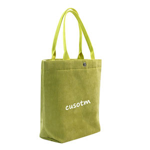 Bolso de Tela Artesanal de Pana Personalizado para Niñas, Bolso de Mano de Marcas Famosas con Bolsillo Interior - Product Image 6