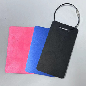 Ready to Ship Custom Logo Aluminum Luggage Tag Personalized Metal Travel <b>Suitcase</b> ID Tags Waterproof Name Label - Product Image 1