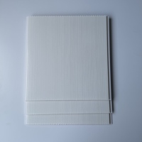 Plaque de plafond en PVC ignifuge à surface lisse OEM 300 mm pour la décoration de maisons et d'appartements aux Philippines