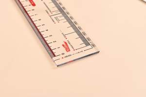 Hot Sale Acryl Büro Lineal Transparent Klarer Stil Ideal für College Wohnheim Zimmer Arbeits zimmer zum Messen von Papier und Kunst handwerk - Product Image 2