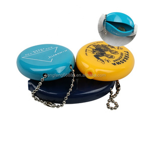 Porte-monnaie en PVC à motif de dessin animé en gros <span class=keywords><strong>Mini</strong></span> porte-monnaie ovale en silicone Fermeture ouverte Sac à monnaie portable Porte-monnaie promotionnel - Product Image 2