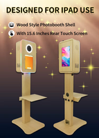 Boîtier métallique compatible avec appareil photo DSLR et iPad pour borne photo selfie de mariage