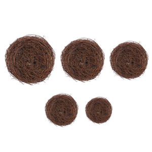 Easter Simulation <strong>Bird</strong> <strong>Nest</strong> Ornaments Courtyard Grass <strong>Nest</strong> DIY Plastic Weaving Dead Branches Decoration Props Farmhouse Handmade - Product Image 5
