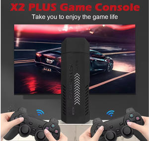 Más barato X2 Plus 4K TV Gaming Box game stick <span class=keywords><strong>consolas</strong></span> de videojuegos con 2,4G controladores inalámbricos 30000 juegos GD10 para PSP/PS1 - Product Image 3