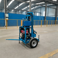 Foreuse portable compacte pour puits d'eau, machine de forage mini hydraulique diesel pour l'approvisionnement en eau domestique et agricole