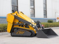 Mini-chargeuse sur chenilles HUAYEE 25HP avec moteur EPA pour travaux de jardinage